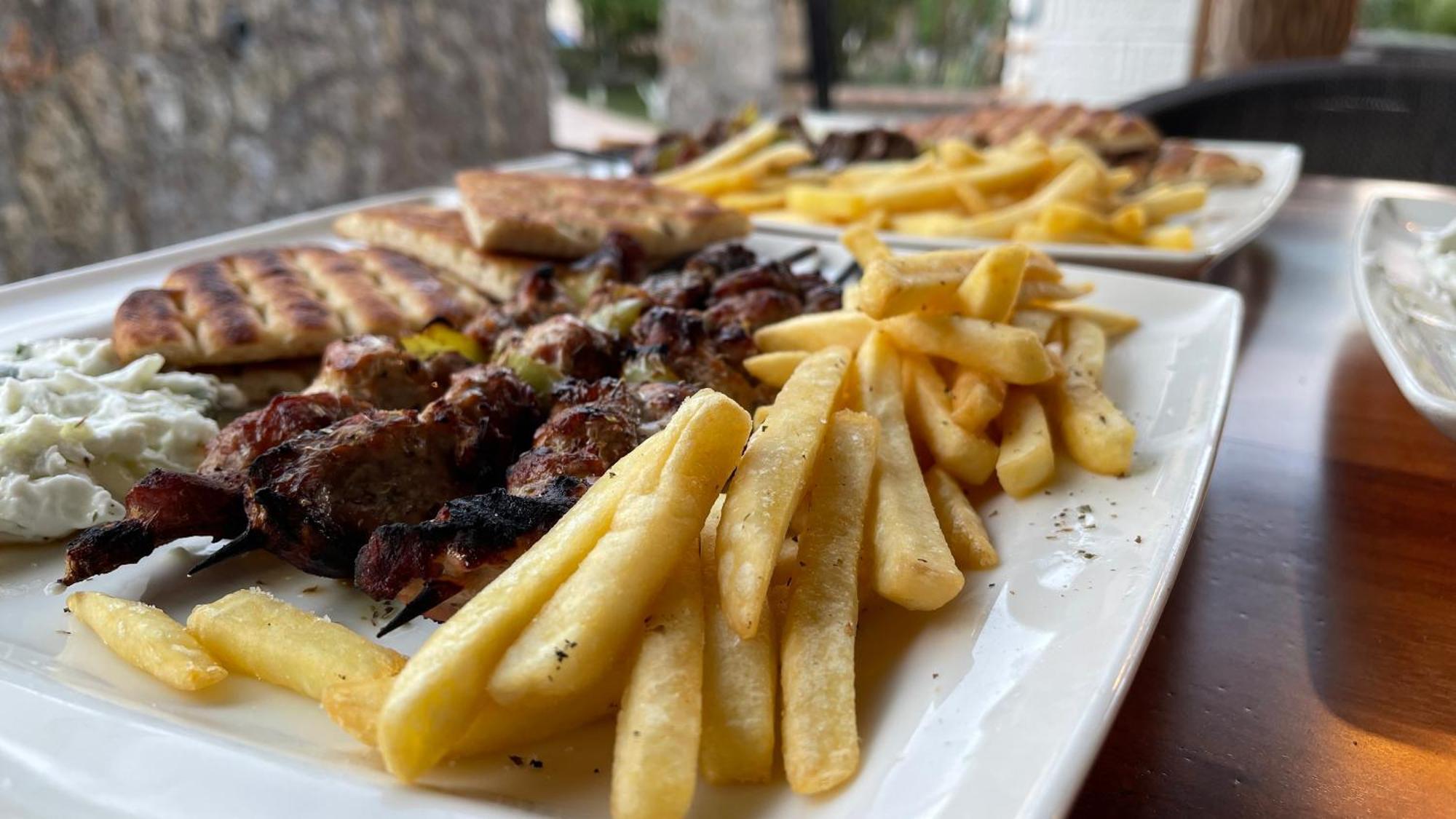 Mathraki Resort Guviá Kültér fotó