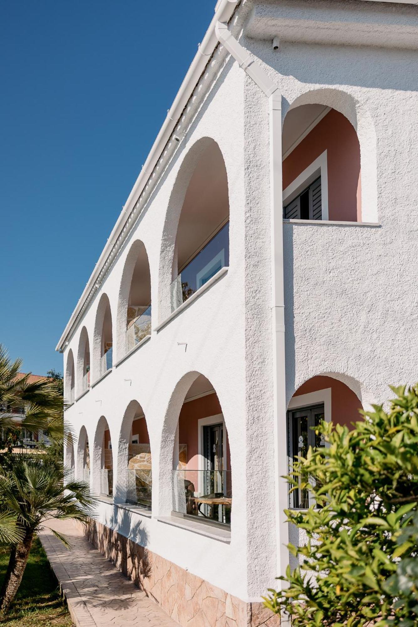Mathraki Resort Guviá Kültér fotó