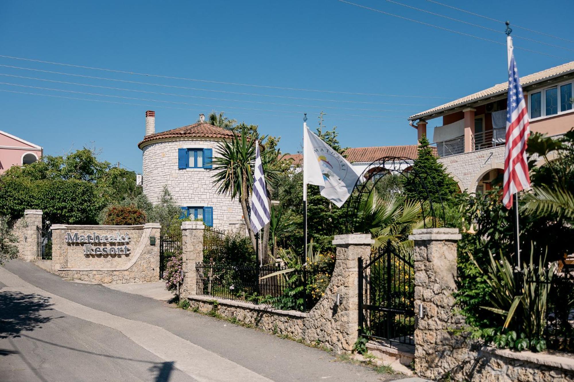 Mathraki Resort Guviá Kültér fotó