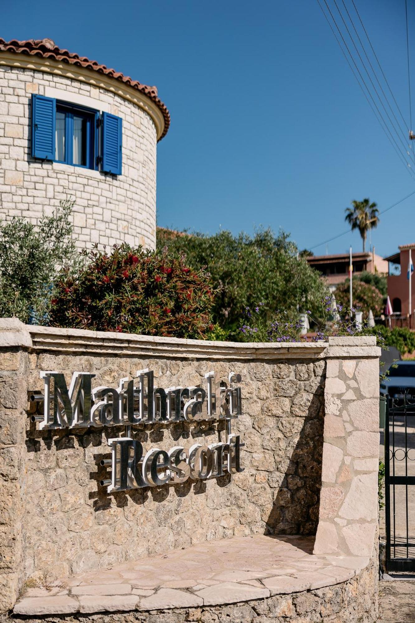 Mathraki Resort Guviá Kültér fotó